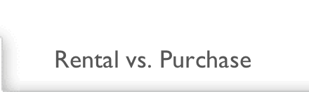 Rental vs. Purchase